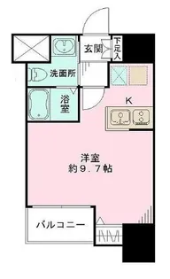 ラヴィーナ横浜【3階】の間取り
