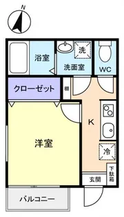 FRANCES八千代台(フランセスヤチヨダイ)【2階】の間取り