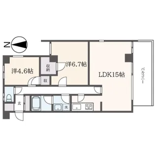 モリフク【2階】の間取り
