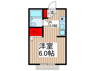 エスポワ-ル天神【1階】の間取り
