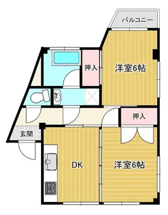 シャンポール春日【3階】の間取り