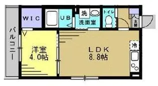 マロン クレール【2階】の間取り