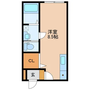 ドマーニ東須恵【2階】の間取り
