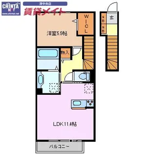 URBAN FLATS【2階】の間取り