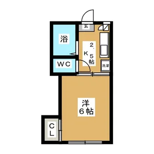 ALFA H棟【1階】の間取り