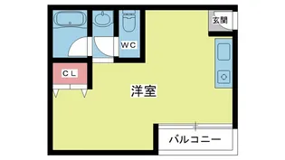 大阪府豊中市服部西町2【マンション】の間取り