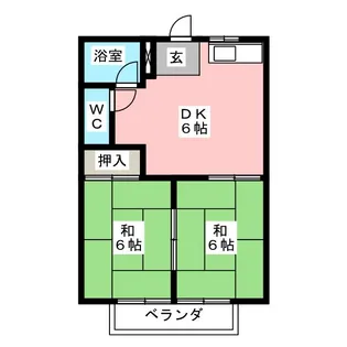 フォーブル五城【2階】の間取り