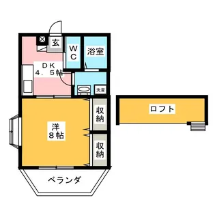 コーポ幸【2階】の間取り