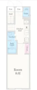 東京都足立区足立1【アパート】の間取り