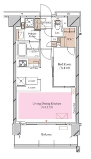ブランシエスタ糀谷【4階】の間取り