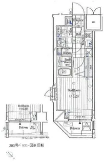 ガリシア品川【2階】の間取り