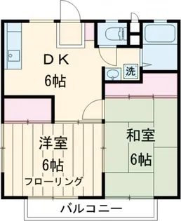 メゾンブランシュ【2階】の間取り