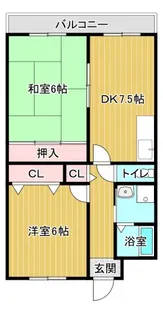 ISM大阪城公園(旧城東グリーンマンション)【3階】の間取り