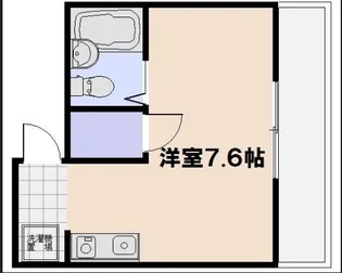 1Rの間取り画像