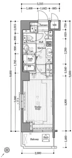 ガーラ神田岩本町【2階】の間取り