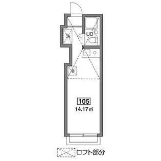 東京都府中市若松町2【アパート】の間取り