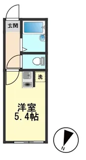 東京都江戸川区鹿骨2【アパート】の間取り