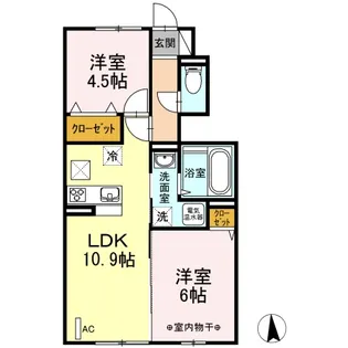 tranquilo(トランキーロ)【1階】の間取り