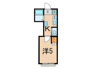 メゾンアライ【1階】の間取り