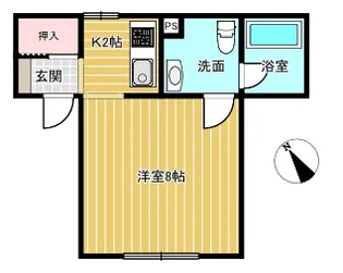 村上ハイツ【3階】の間取り