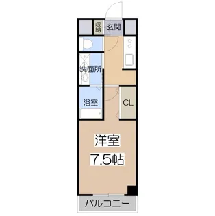 グレータ美章園【9階】の間取り