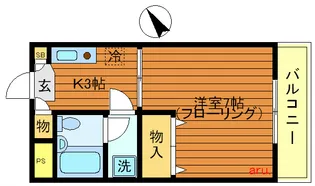 東京都武蔵野市吉祥寺南町4【マンション】の間取り