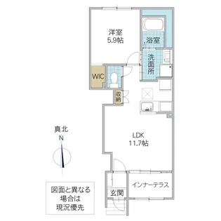 グランフェリシア(Grand Felicia)【1階】の間取り