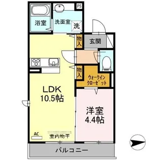 グラン・メール【2階】の間取り