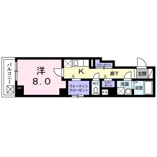 S・K・Y 二日町【4階】の間取り