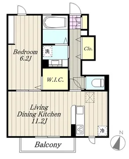 maison楓III【1階】の間取り