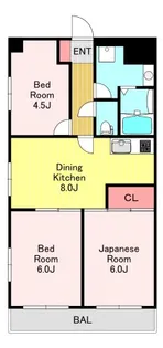 オリンピックマンション川口【1階】の間取り