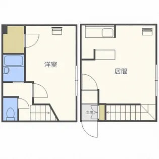 アルファアパル発寒【4階】の間取り