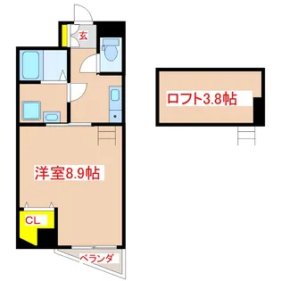 Stuff01【3階】の間取り