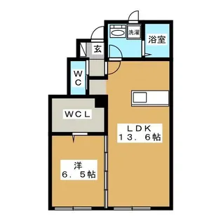 サニーテラス【2階】の間取り