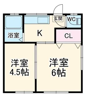 伊東アパート【2階】の間取り
