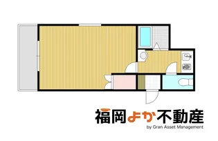 クラ ジュ舞鶴【5階】の間取り