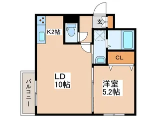 A BOND east【4階】の間取り