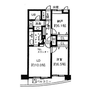 シルフィード南平台B【3階】の間取り