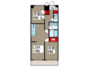 ア-バンテラス志木.【2階】の間取り