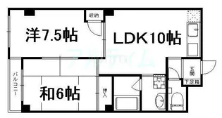 フォレステージ大宮【4階】の間取り
