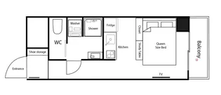 ライオンズマンション麻布【5階】の間取り