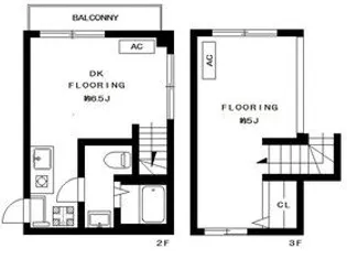 サンドルチェII【2階】の間取り