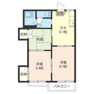 メゾンソフィアB【2階】の間取り