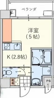 安里駅前.BLDG.【4階】の間取り