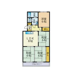 第3八郎丸ビル【2階】の間取り
