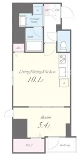 RAXA神田須田町【6階】の間取り