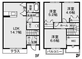 ファビュラスーU A・B棟の間取り