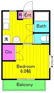 コーポいずみ2【1階】の間取り