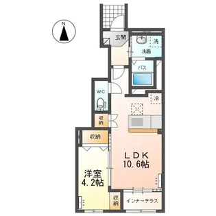 ピノリブロ【1階】の間取り