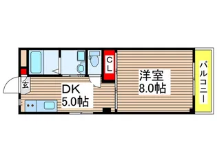 ヘイワハイム【2階】の間取り